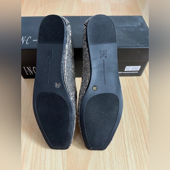 Inc International Black Crystal Studded Flats - Picture 6 of 6
